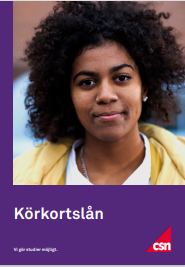 Folder om körkortslån