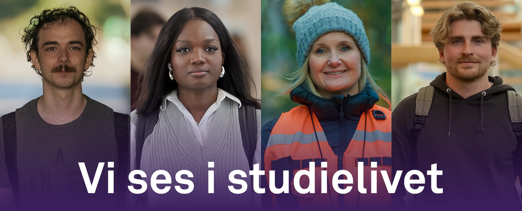 Bild på ett svenskt landskap med texten "gör studier möjligt" som länkar till sida med film och information från CSN